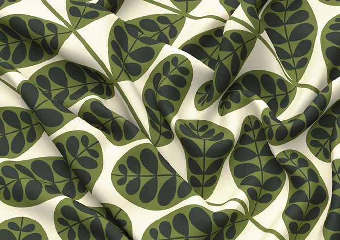 Orla Kiely Botanica Stem, Green - Twist&Fit Roman Blind - Image 4